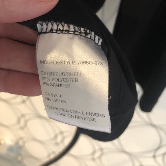 Tribal Black Ruched Shirt - Picture 4 of 6